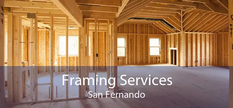 Framing Services San Fernando